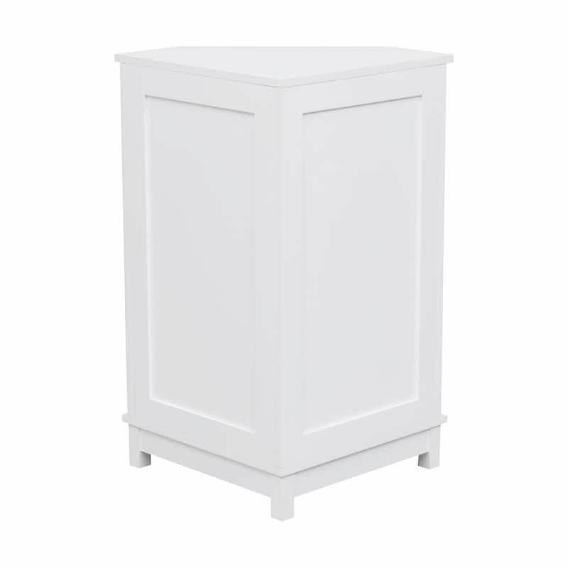 Triangle Corner Bathroom Storage Cabinet with Adjustable Shelf