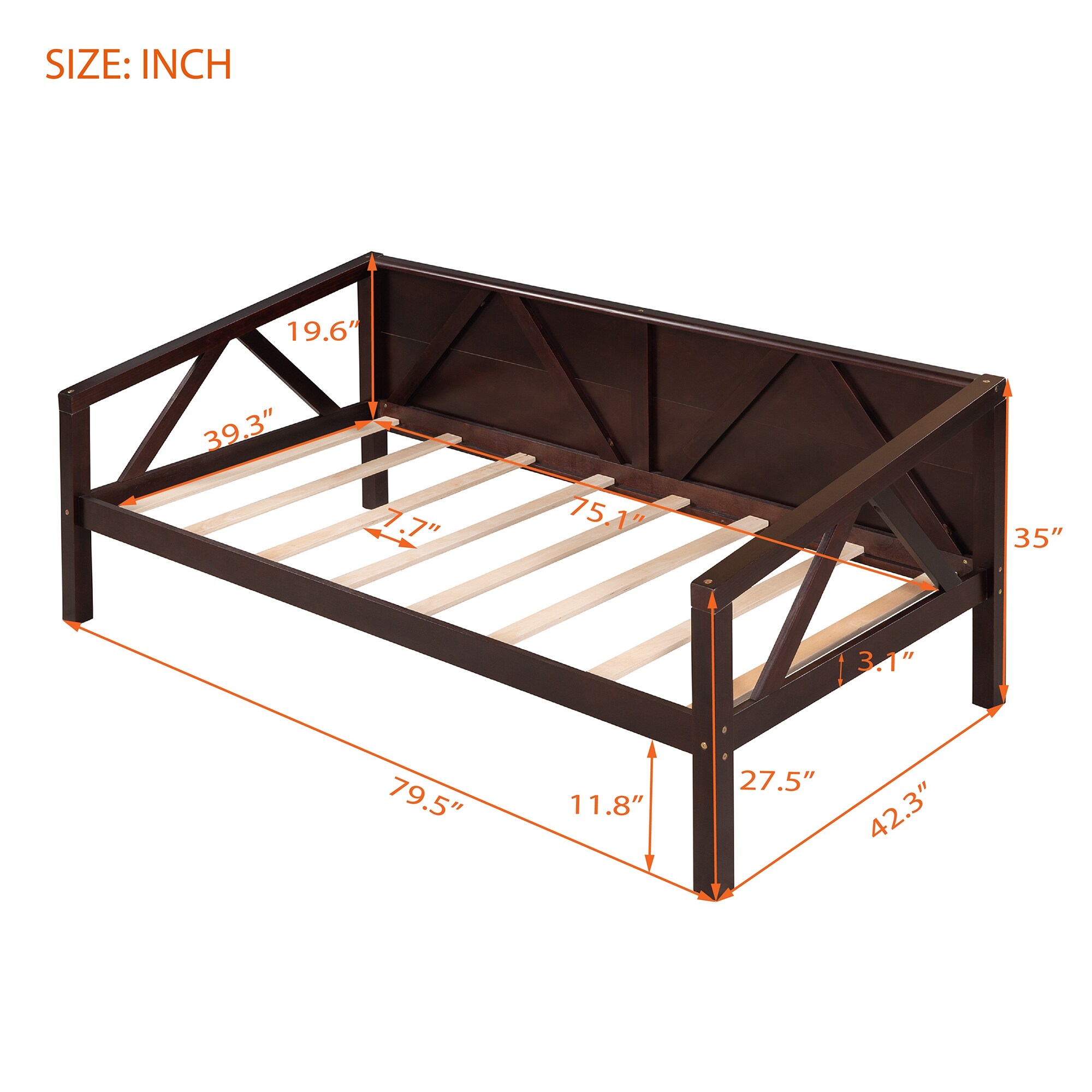 Nestfair Twin Daybed with Trundle for Compact Spaces  -image