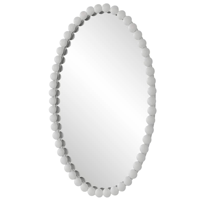 Uttermost Serna Oval Mirror - 20"W X 30"H X 2"D