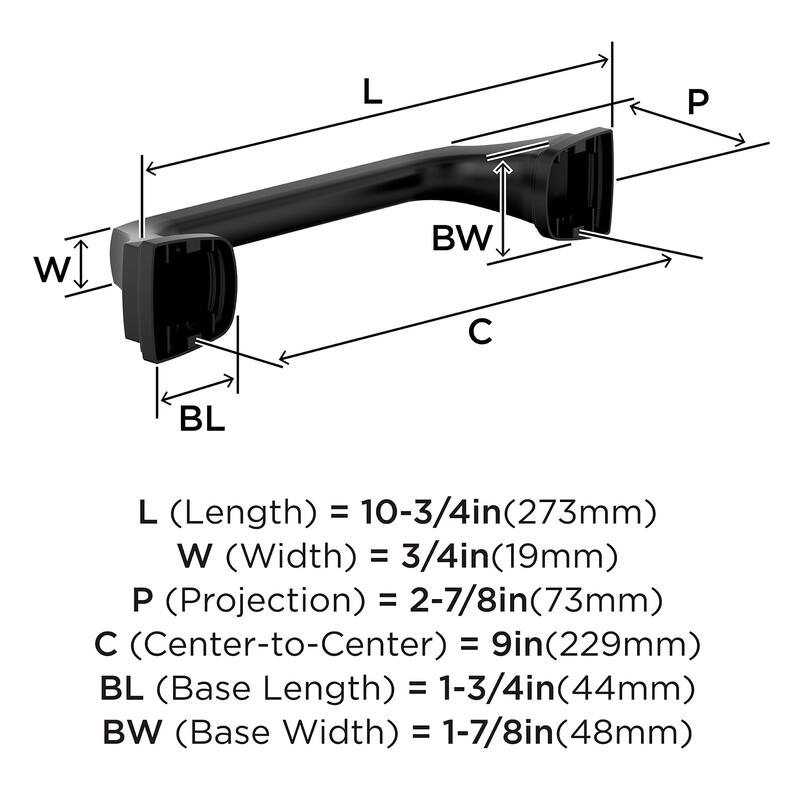 Amerock BH36035 Revitalize 10-3/4" Towel Bar