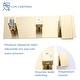 preview thumbnail 7 of 7, Luxury Brushed Gold 10'' Complete Rain Shower System with High Pressure Handheld Spray
