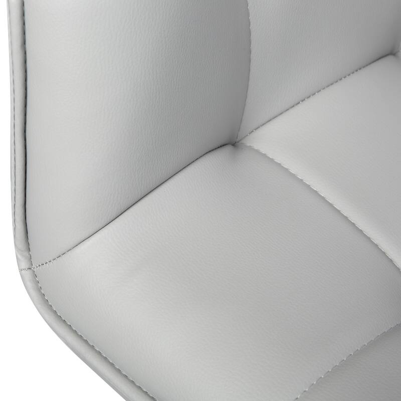 Porthos Home Leona Adjustable Steel and Faux Leather Office Chair