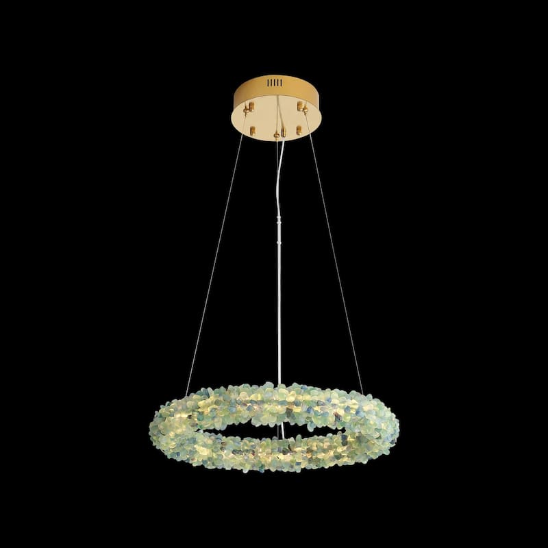Golden Lighting 6884-22 Corallo 22" Wide Ring Chandelier