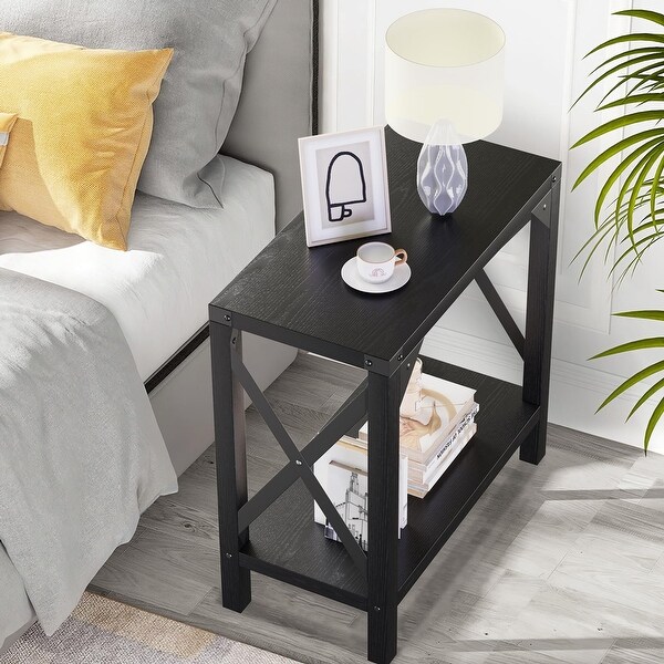 Farmhouse End Table Small Rectangular Side Table On Sale Bed Bath Beyond 39934738