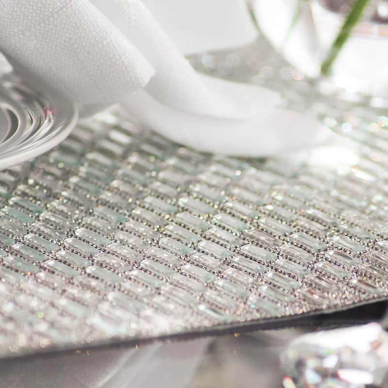 Sparkles Home Rhinestone Park Avenue Placemat