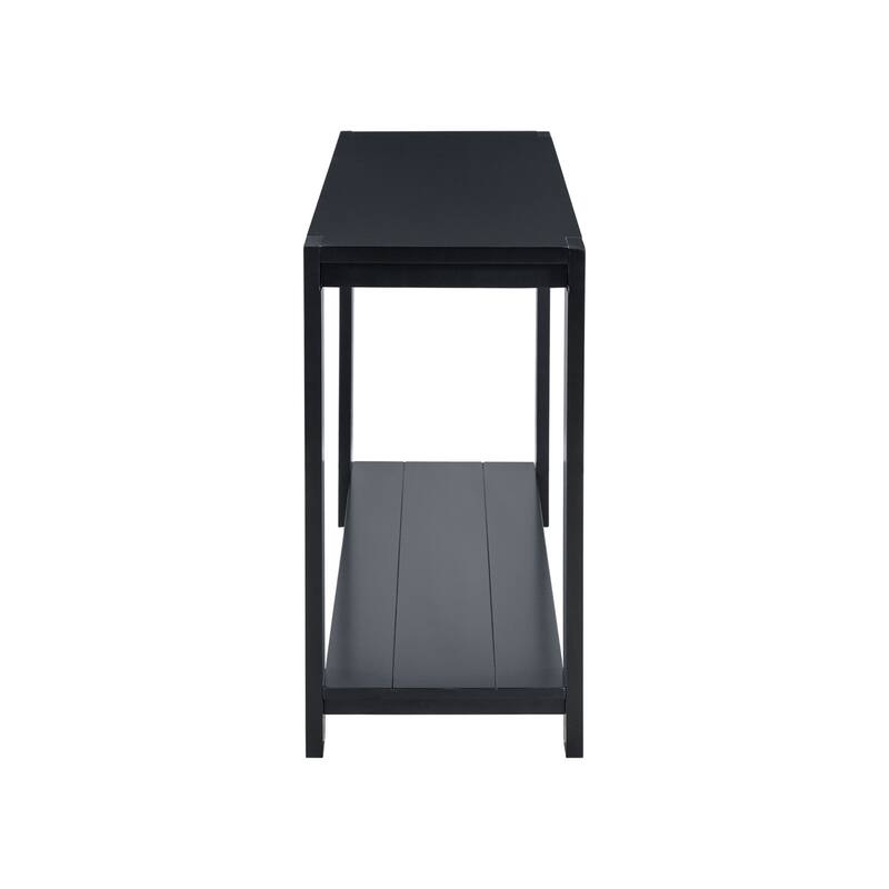 Console Table with Bottom Shelf and Four Legs