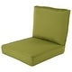 preview thumbnail 43 of 55, Haven Way Outdoor Seat & Back Cushion Set 23x26 - Green