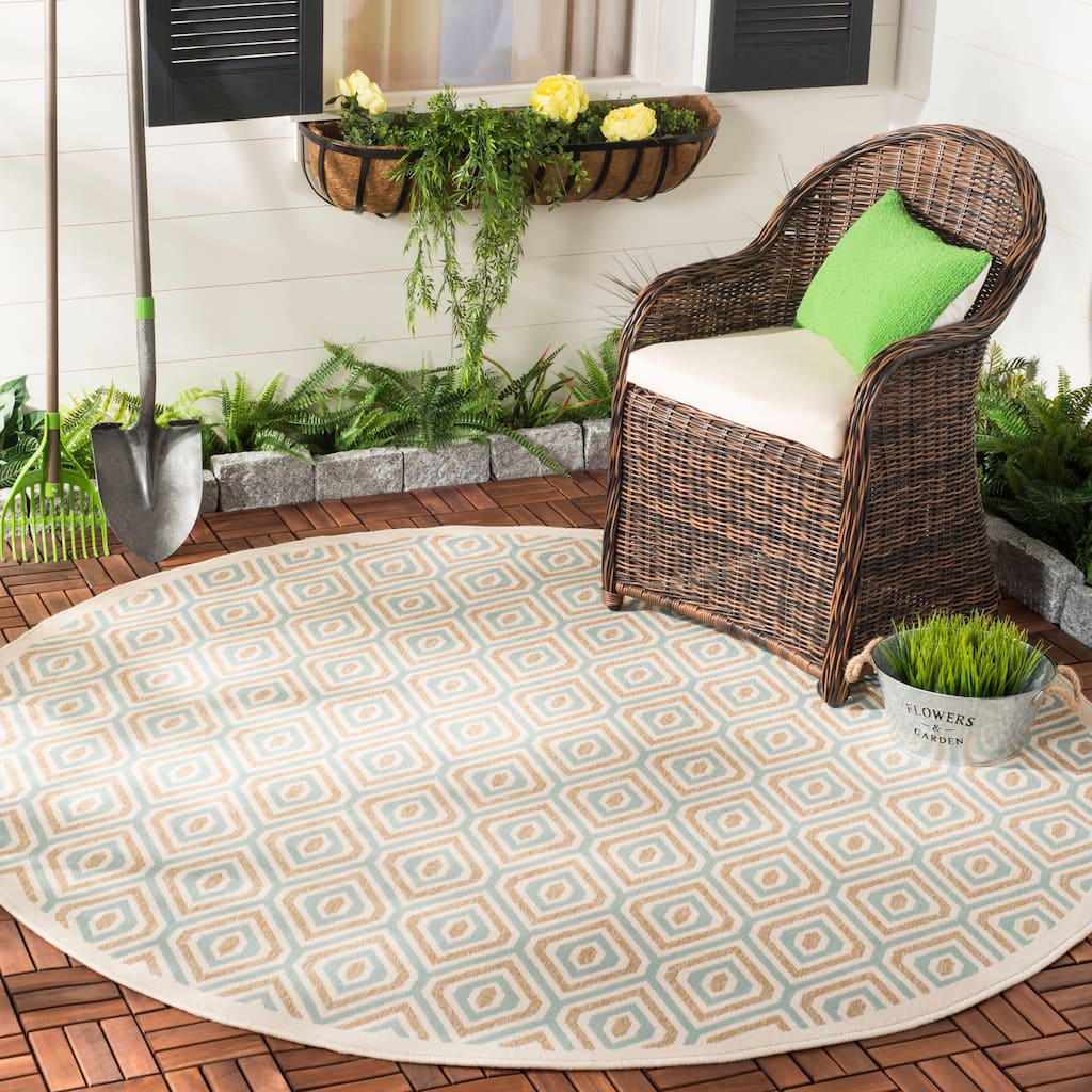 SAFAVIEH Veranda Bergþora Indoor/ Outdoor Waterproof Patio Backyard Rug