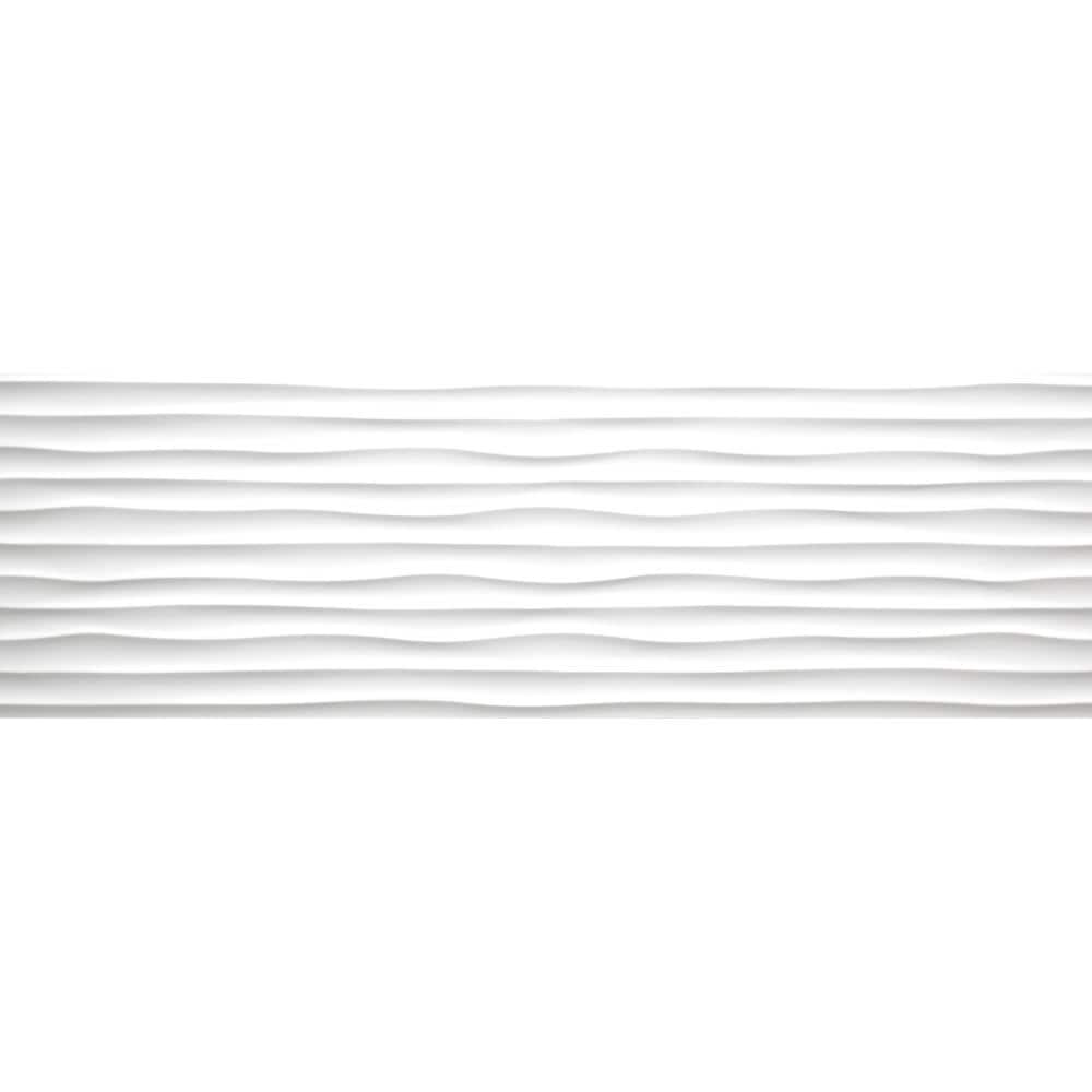 Brisbane 12x40 Polished Marble Look Ceramic Wall Tile - Large Format