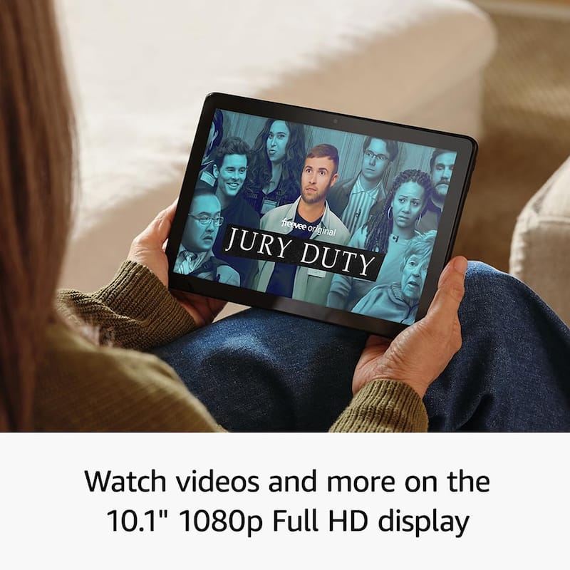 Amazon Fire HD 10 10.1" 32GB Wi-Fi Tablet, 13th Generation, Vibrant Full HD Screen, Lilac