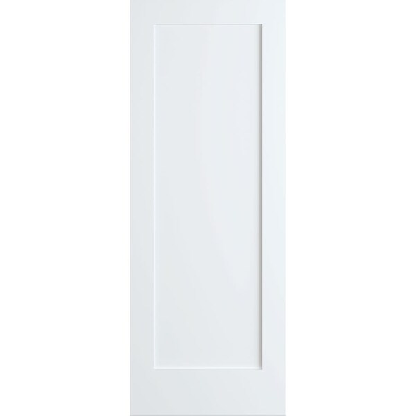 Frameport SHK-PD-F1P-6-2/3X2 Shaker 24" by 80" Flat 1 Panel Interior Slab Passage Door - Primed