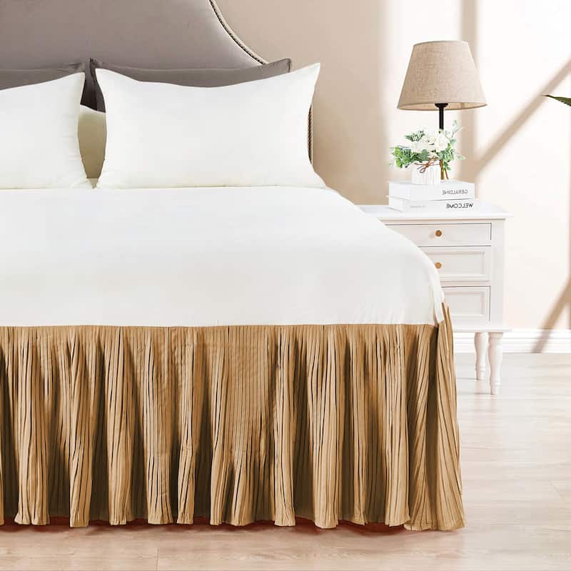 Serenta Pleated Bedskirt 18" Drop