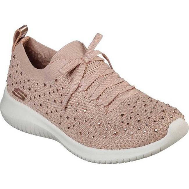 skechers ultra flex strolling out red