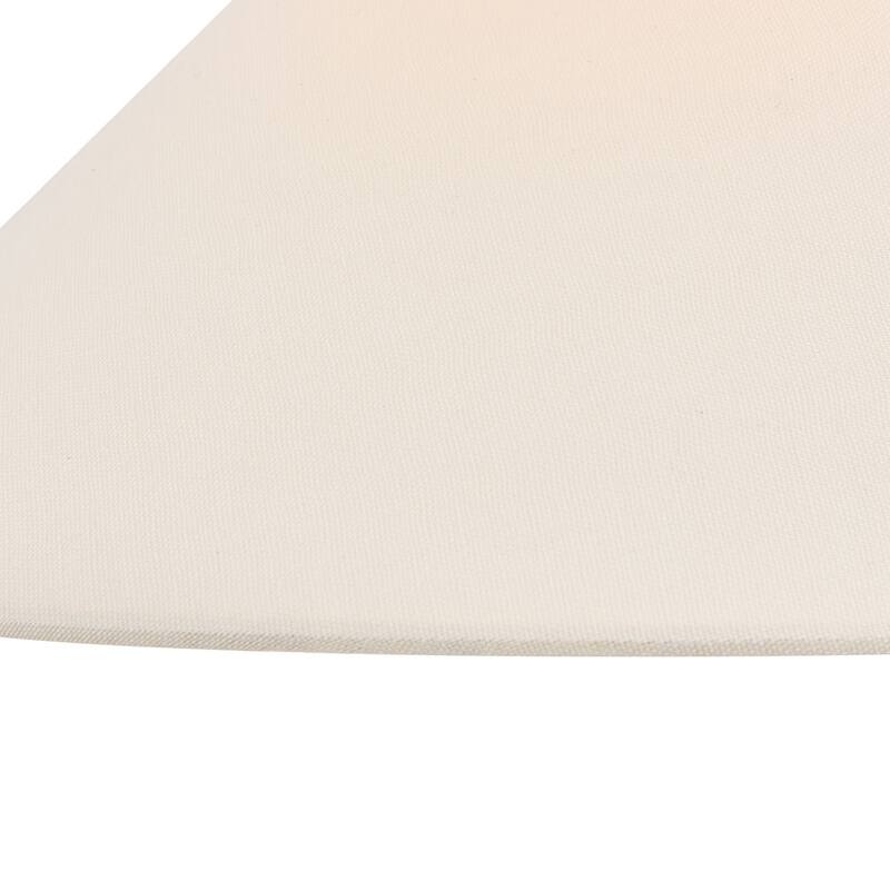 Lark 84417 Cove 1 Light16" Wide Pendant with Off-White Linen Shade
