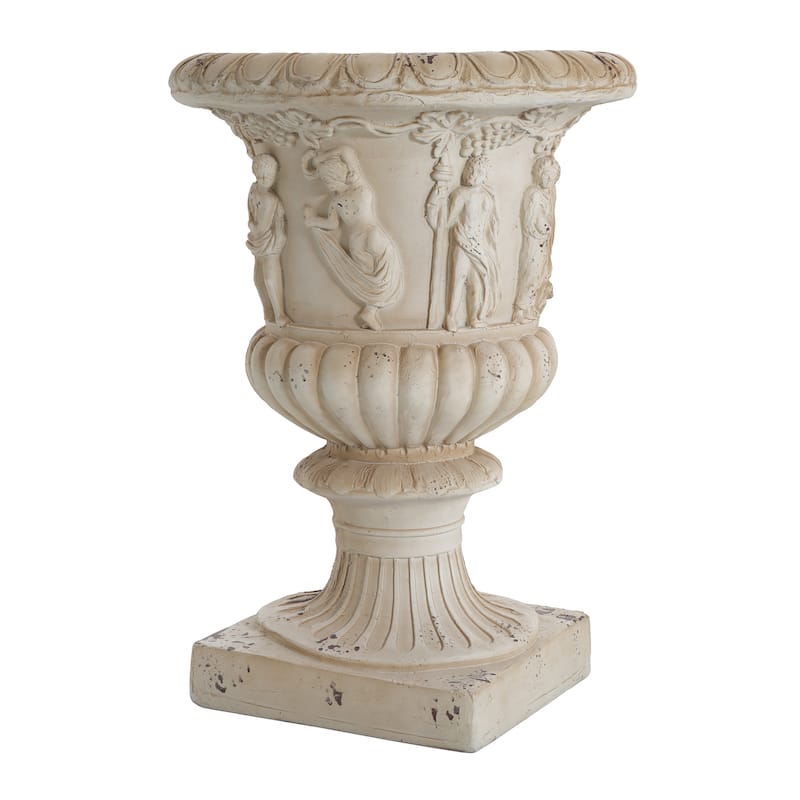 Christopher Knight Home - Eldric MGO Garden Urn with Drainage Hole