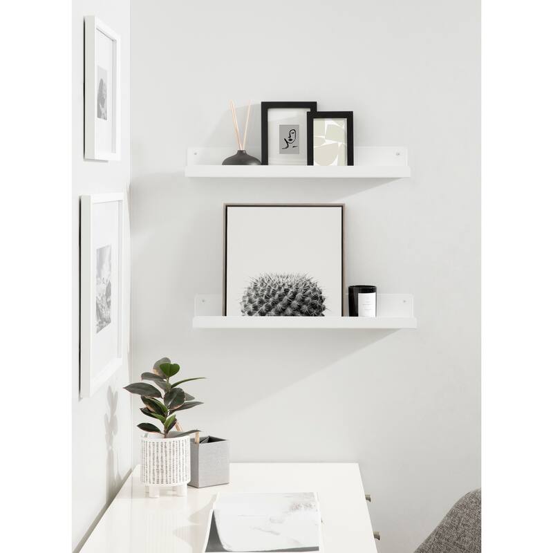 Porch & Den Stringtown Modern Metal Ledge Shelf