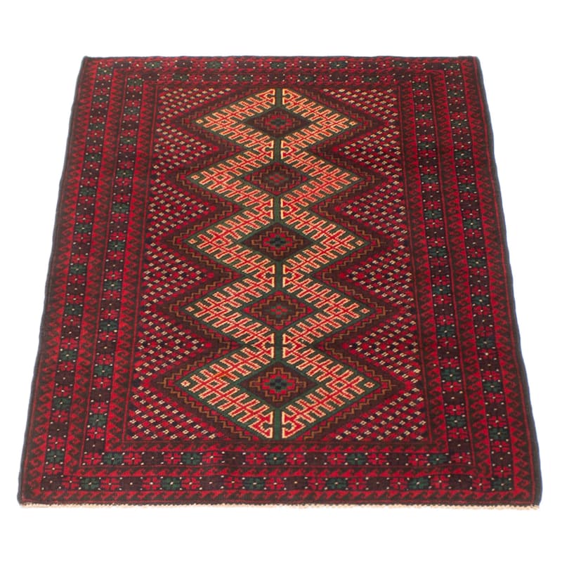 Teimani Red Rug 3'0" x 4'11" - 3'0 x 4'11