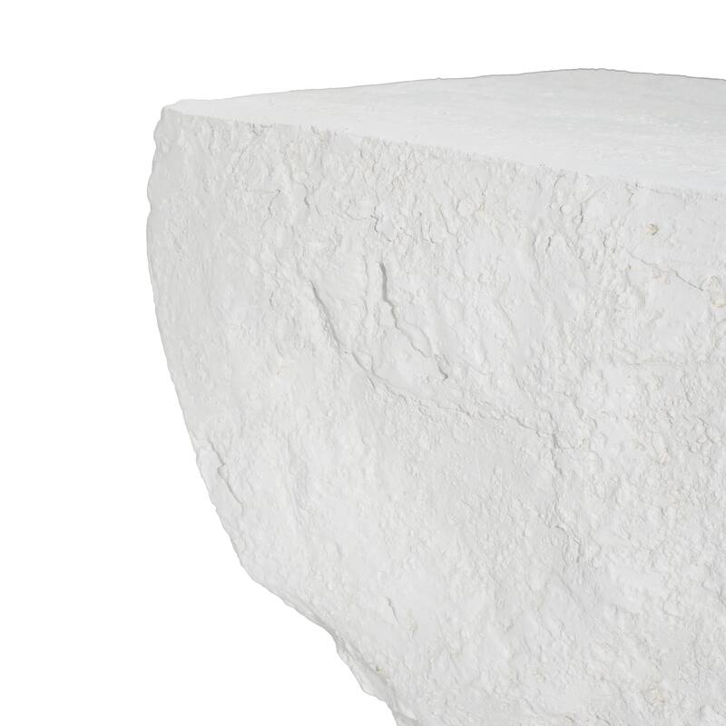 Christopher Knight Home - Elowen Cube Shaped Magnesium Oxide Patio Side Table