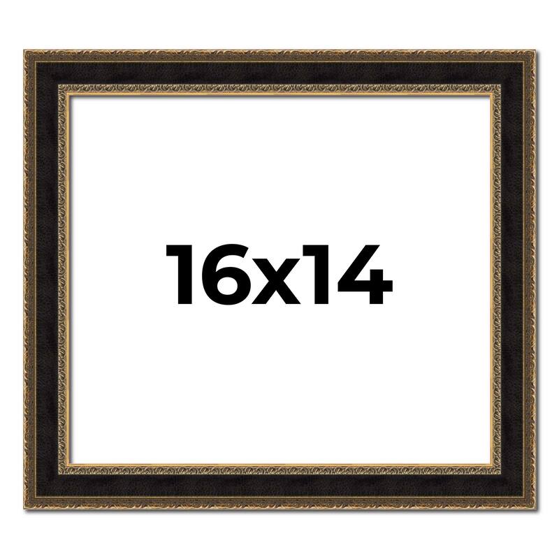 16x14 Frame Gold Antique Vintage Sold Wood Picture Frame | 1.75 Inch