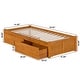 preview thumbnail 90 of 116, Concord Platform Bed with Footboard and Storage Drawers