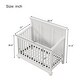 preview thumbnail 11 of 9, Traditional Farmhouse Style 4-in-1 Full Size Convertible Crib - Converts to Toddler Bed and Daybed and Full-Size Bed