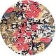 preview thumbnail 32 of 37, SAFAVIEH Handmade Blossom Yadviga French Country Floral Wool Rug 6' Round - Green/Ivory - Round