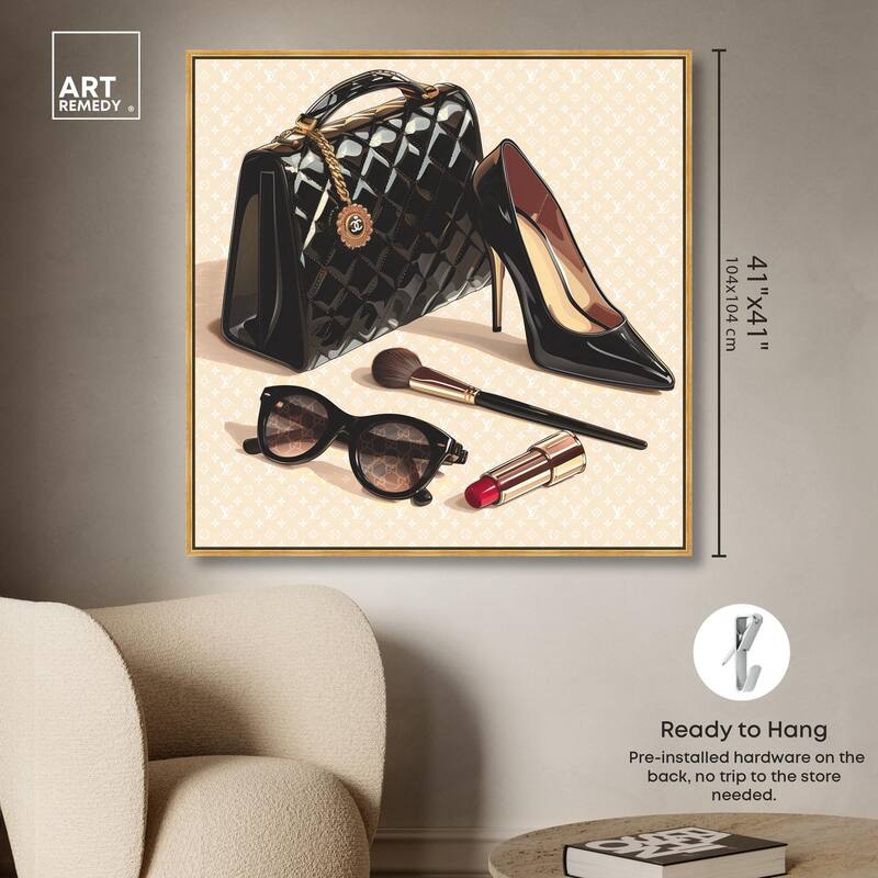 Simple Glam Collection Canvas by Art Remedy