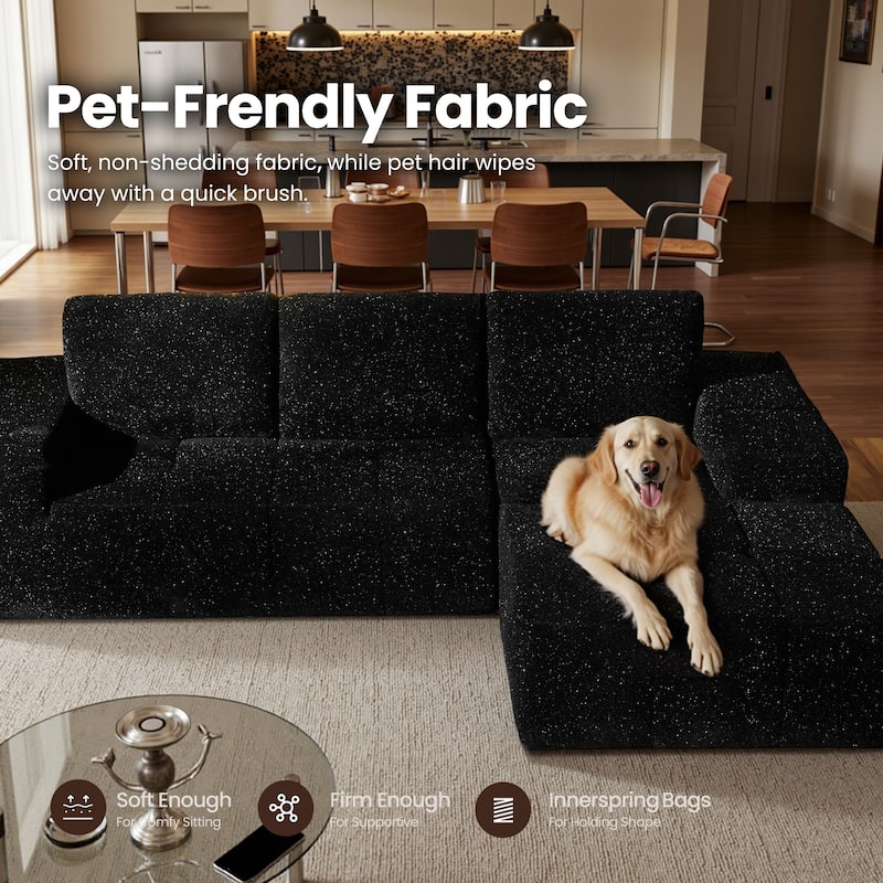 XIZZI Modular Sectional Sofa with L-Shape Chaise