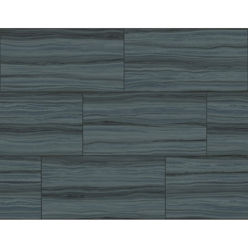 Seabrook Designs Pieced Faux Marble Unpasted Wallpaper