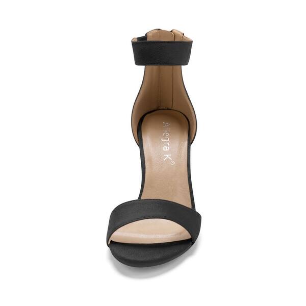 Shop Women Chunky High Heel Tassel Ankle Strap Sandals Overstock 28392669