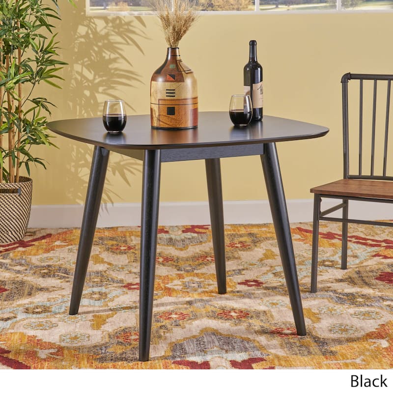 Wynonna Mid Century Modern Square Faux Wood Dining Table by Christopher Knight Home