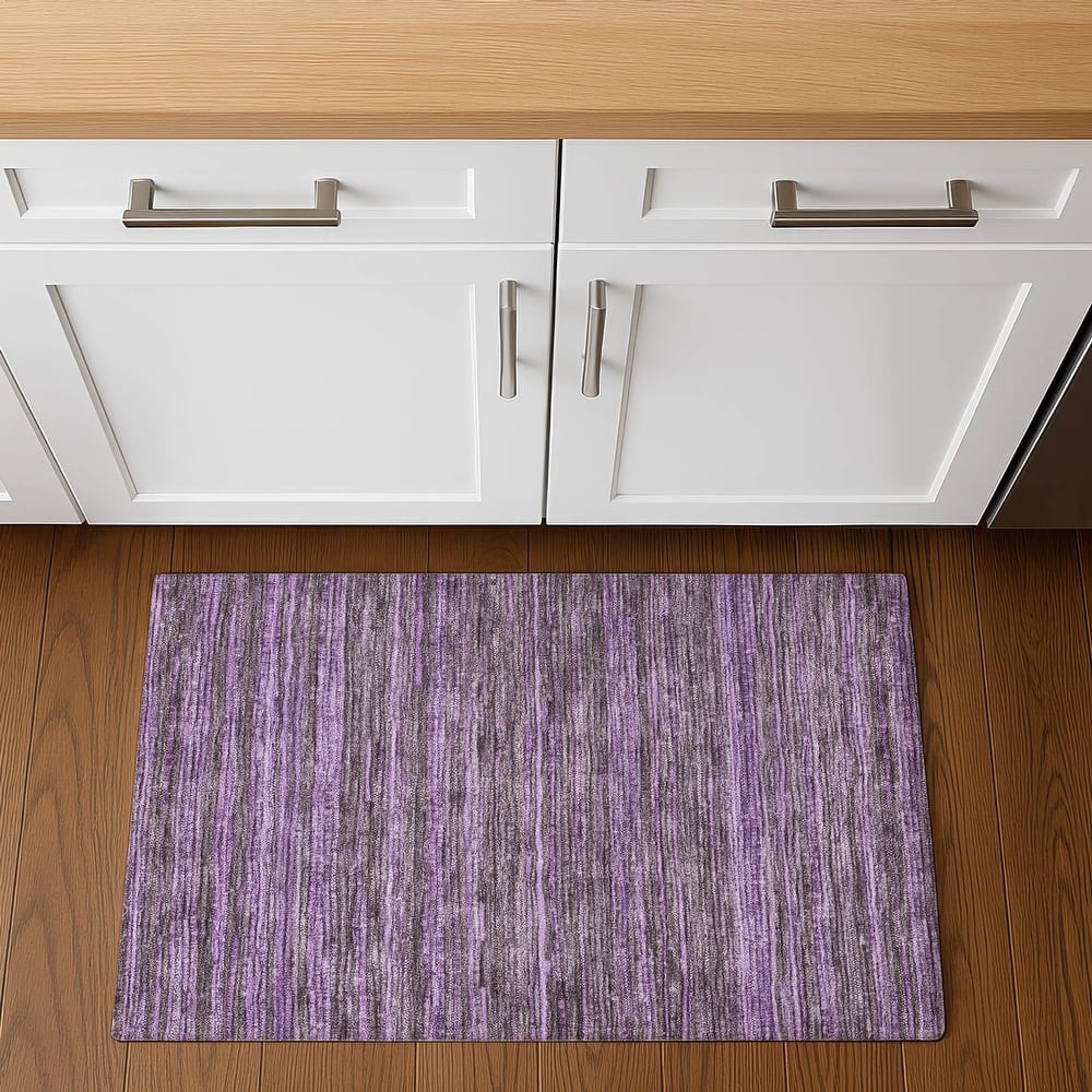 Premium Washable Super Soft Casual Stripes Mayfield Rug