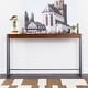 preview thumbnail 5 of 55, SEI Furniture Macen Modern Narrow Industrial Console Table