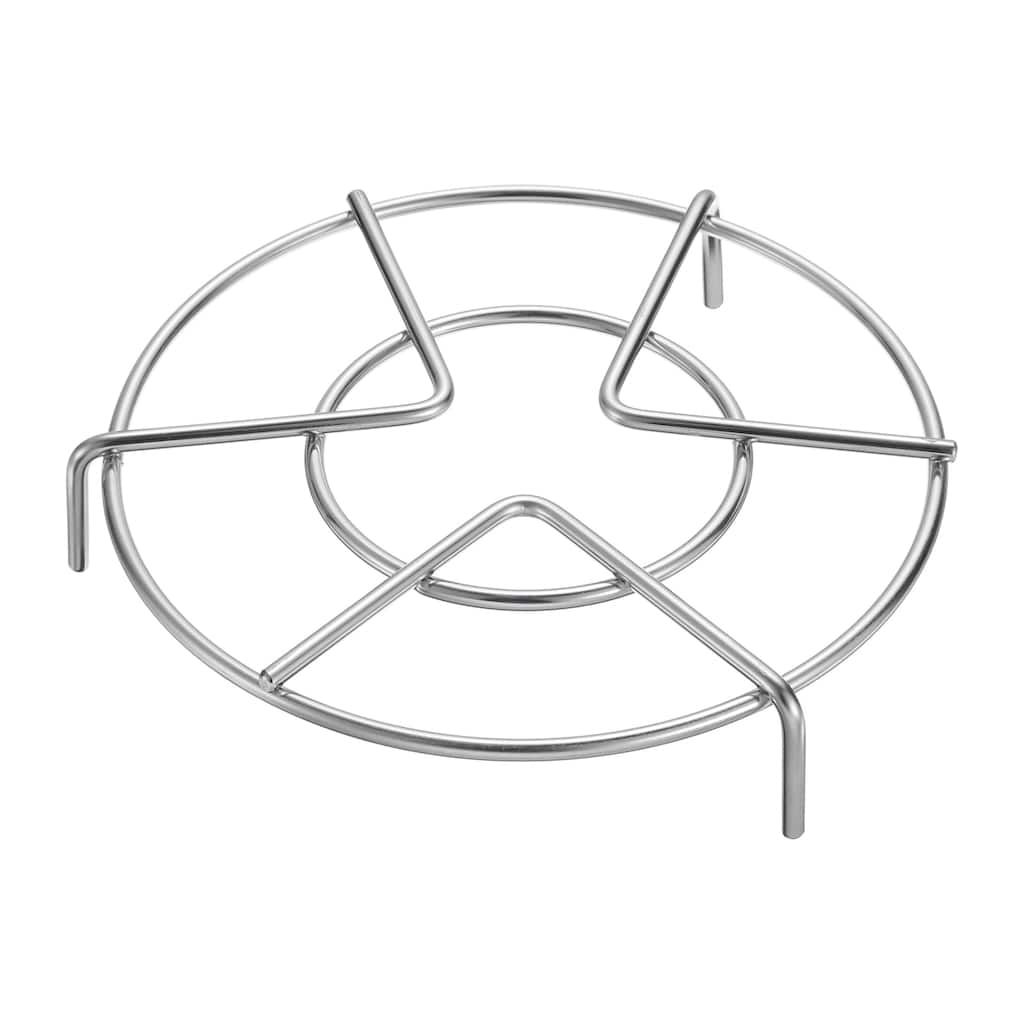 Steam Rack 6.3" Dia Metal Trivets for Cooker Silver (1.2" Tall)