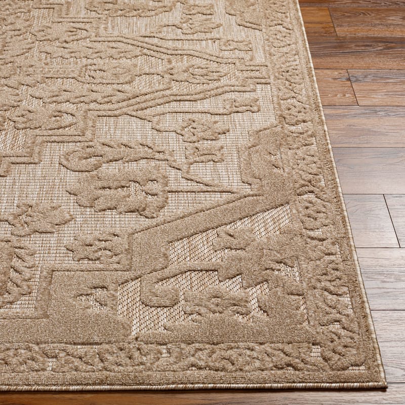 Livabliss San Diego Indoor/ Outdoor Medallion Area Rug