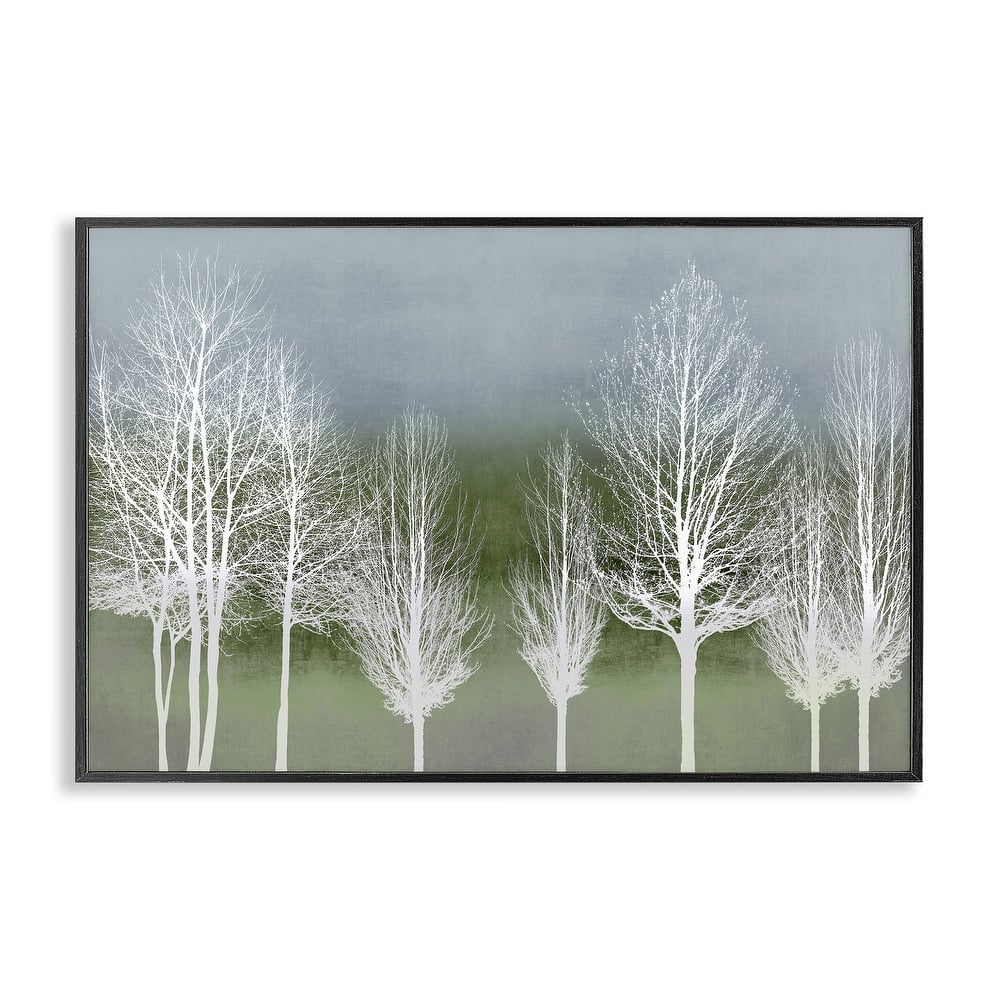 Stupell White Tree Impressions Framed Giclee Art Design By Kate Bennett