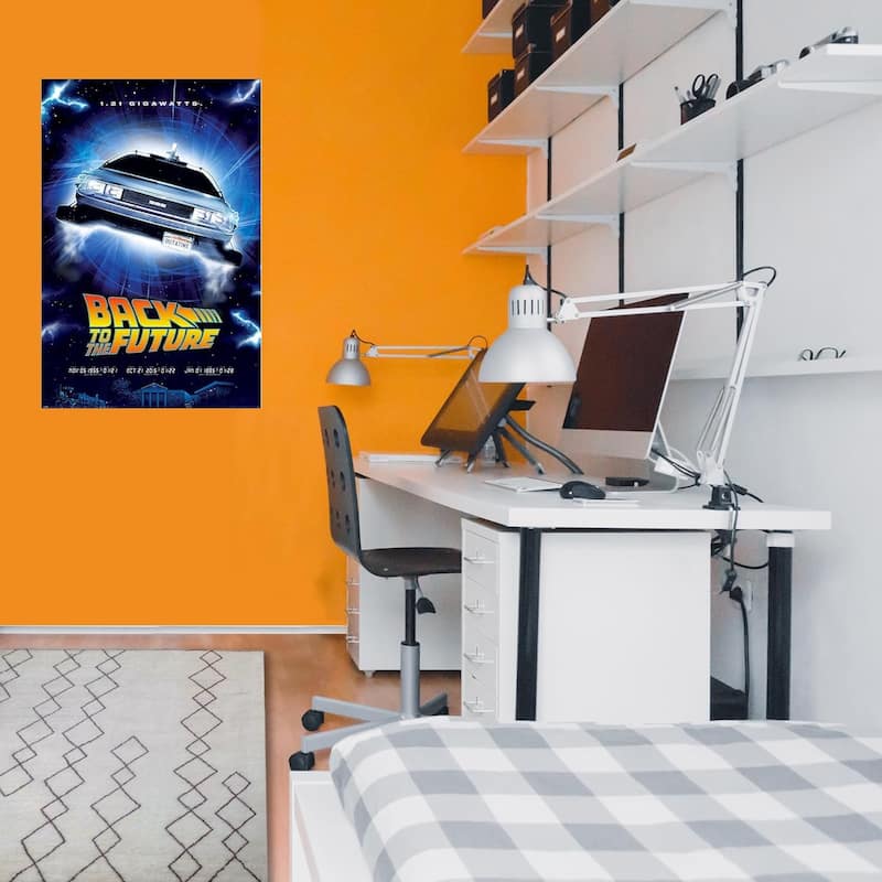 Back To The Future 1.21 Gigawatts Art Poster - 24 x 36 Inch