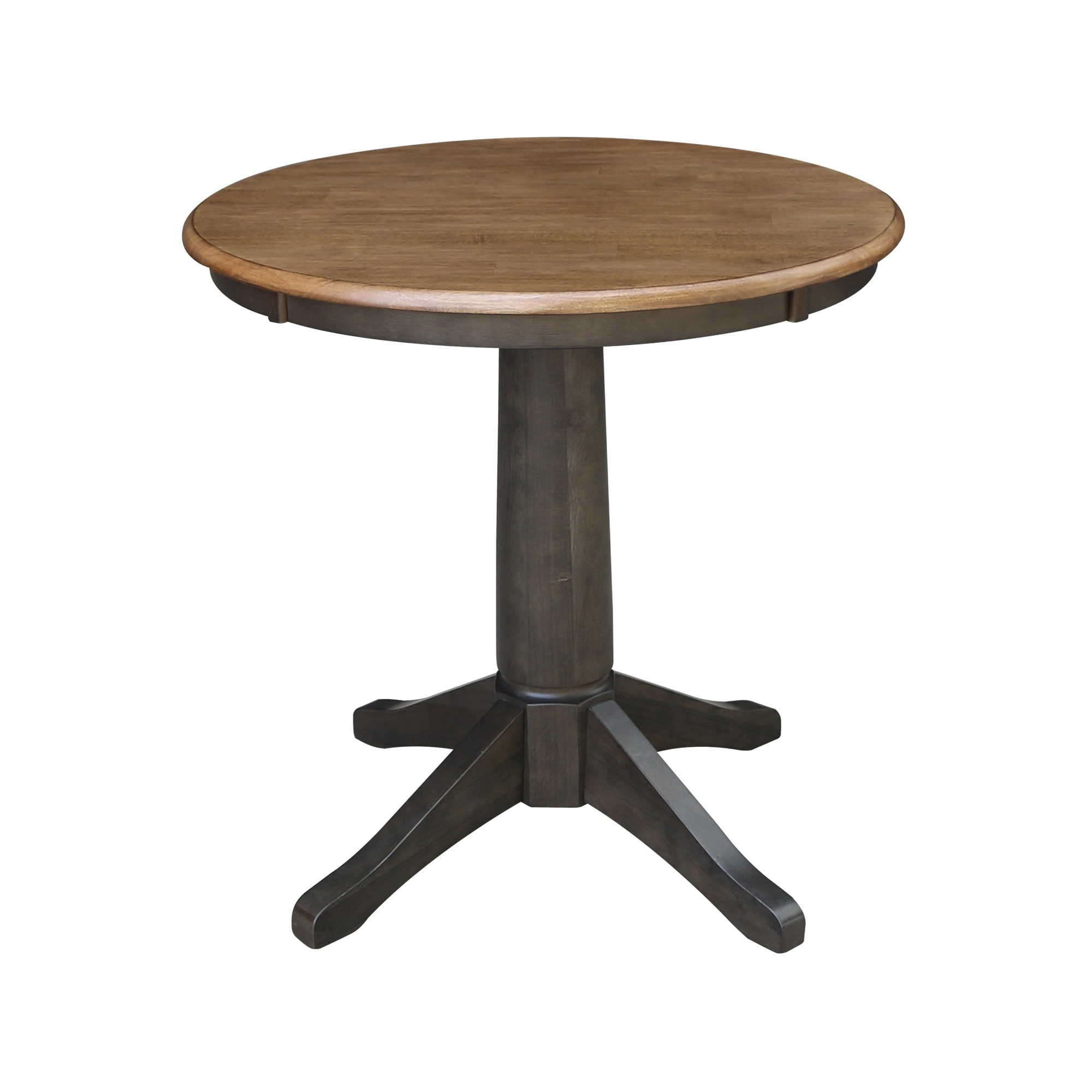 Solid Wood Round Pedestal Dining Table-image