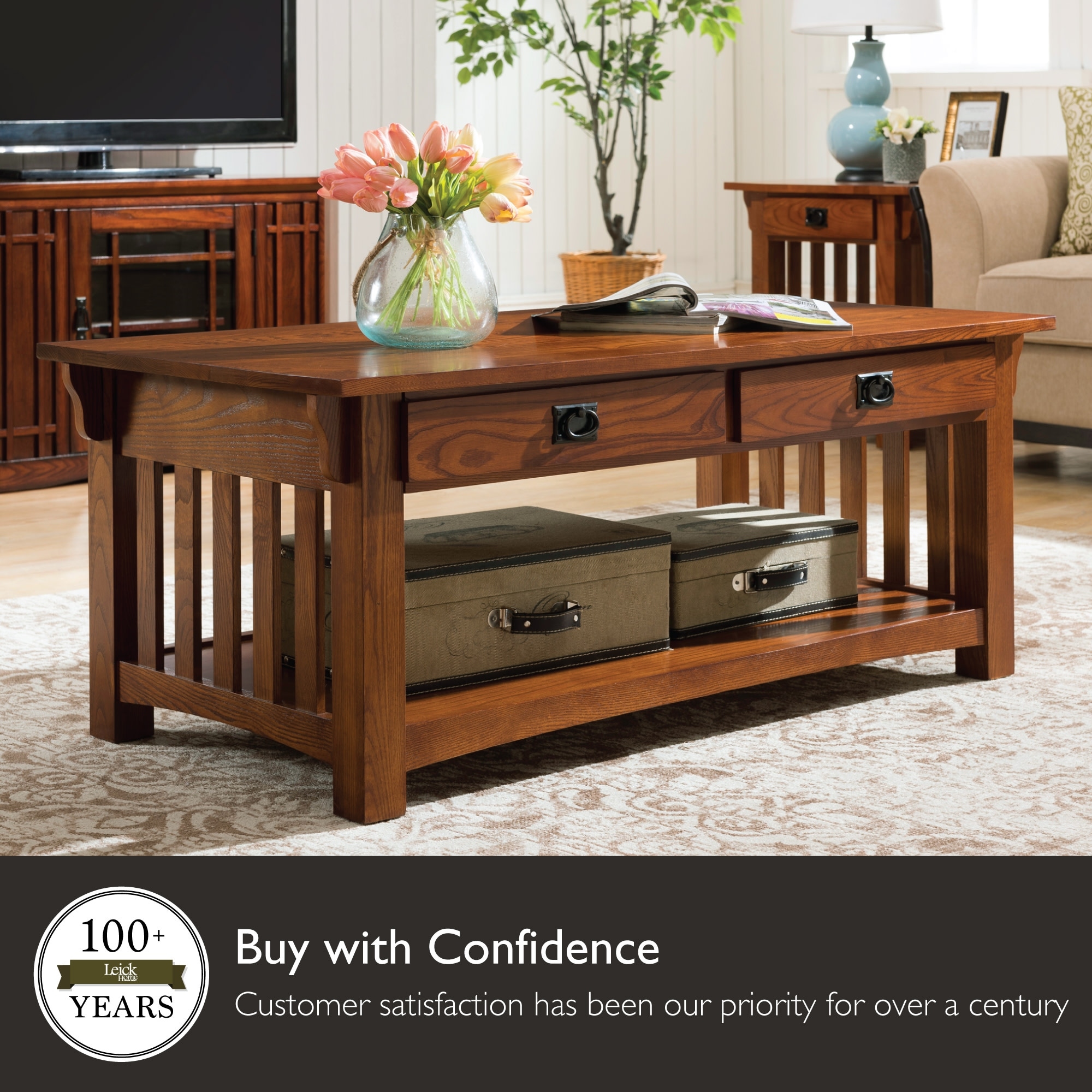 Leick Home Mission Impeccable Coffee Table - Bed Bath & Beyond