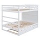 preview thumbnail 20 of 43, Full Over Full Bunk Bed with Twin Size Trundle and Staircase