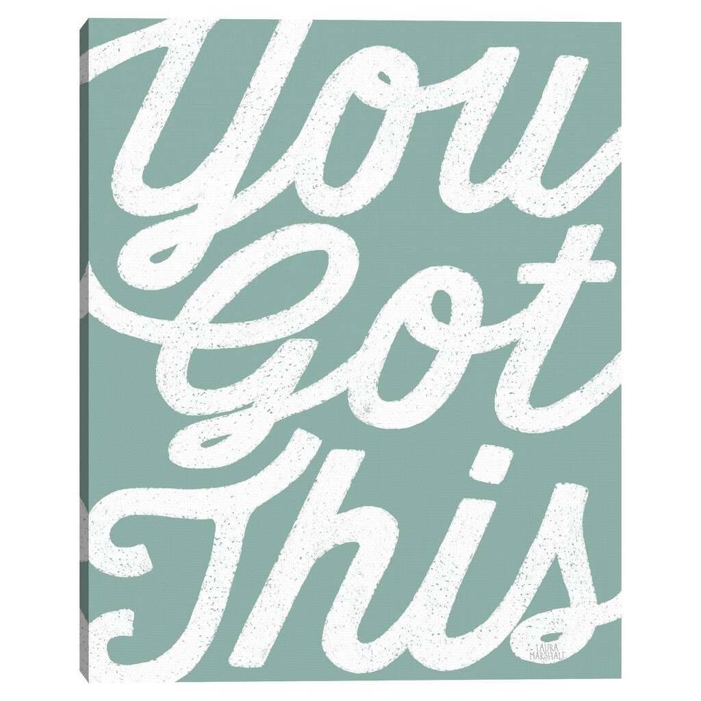 Positivity VII Canvas Art Print