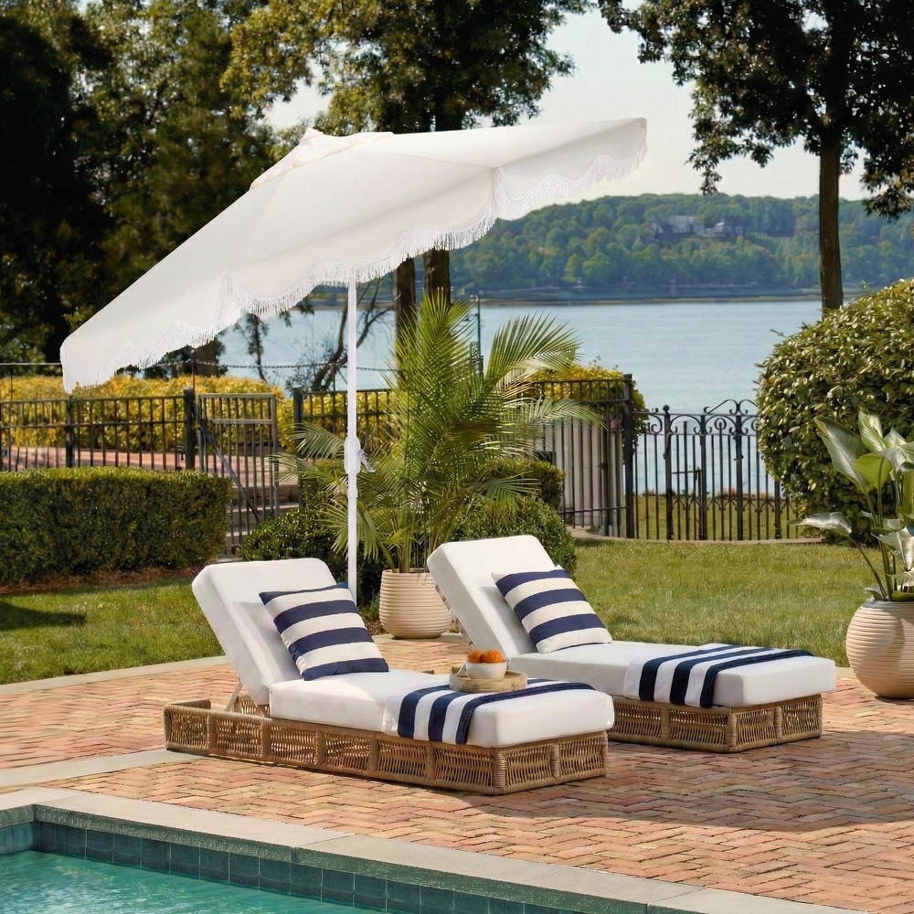 beige patio umbrellas Tilt Umbrella | Auto-Tilt, Fade-Proof, Wind Resistant | Commercial Grade | Sunbrella Antique a harmonious blend of elegance and durability that stands as a testament to timeless style and exceptional craftsmanship VOUA 10-ft Steel Beige Crank