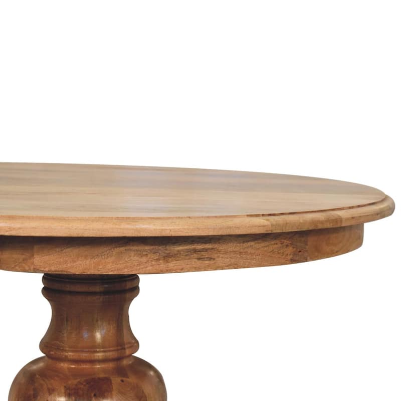 Artisan Furniture Solid Wood Round Turned Dining Table