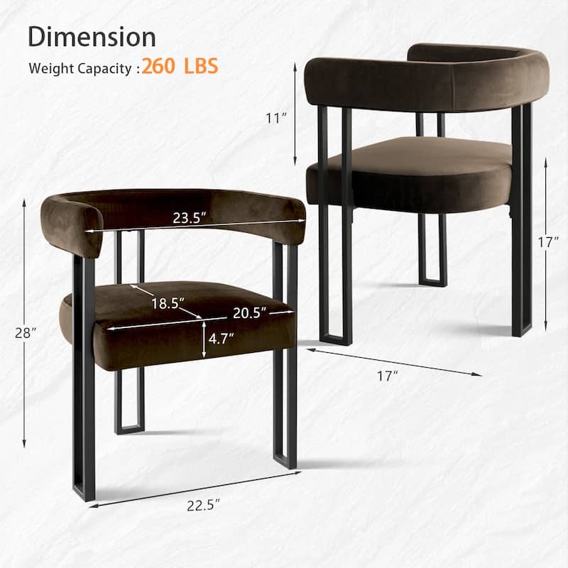 Upholstered Armchair (Set of 6)