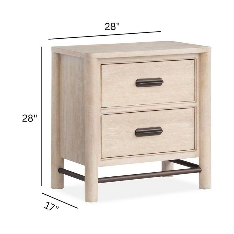 Salt Life Home Sunset Cove Sanibel Brown Drawer Nightstand