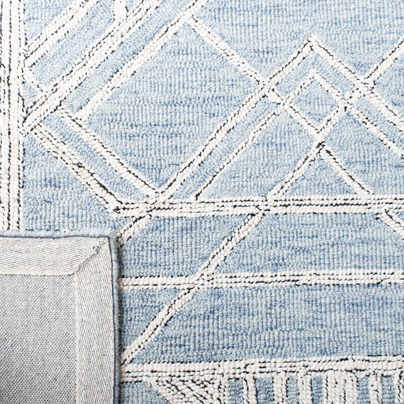 SAFAVIEH Handmade Micro-Loop Oprea Modern Wool Rug