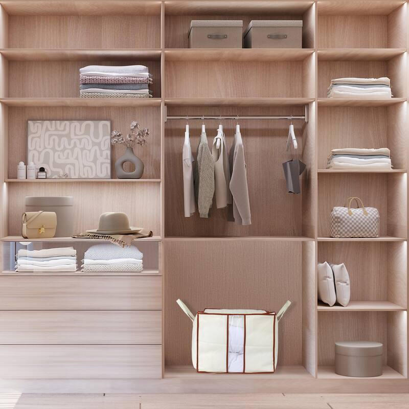 1 Pack Clothes Storage, Storage Bags, Moving Bags for Organizing Bedroom, Comforter, Closet Organizers and Storage with Handles