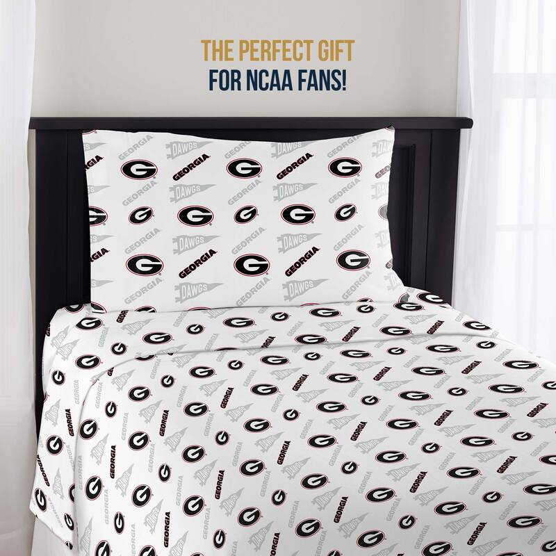 NCAA Officially Licenced Georgia Bulldogs Sheet Set