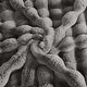 preview thumbnail 3 of 5, Frye Luxe Textured Heavyweight Faux Fur Grey Oversized 60x70 Throw