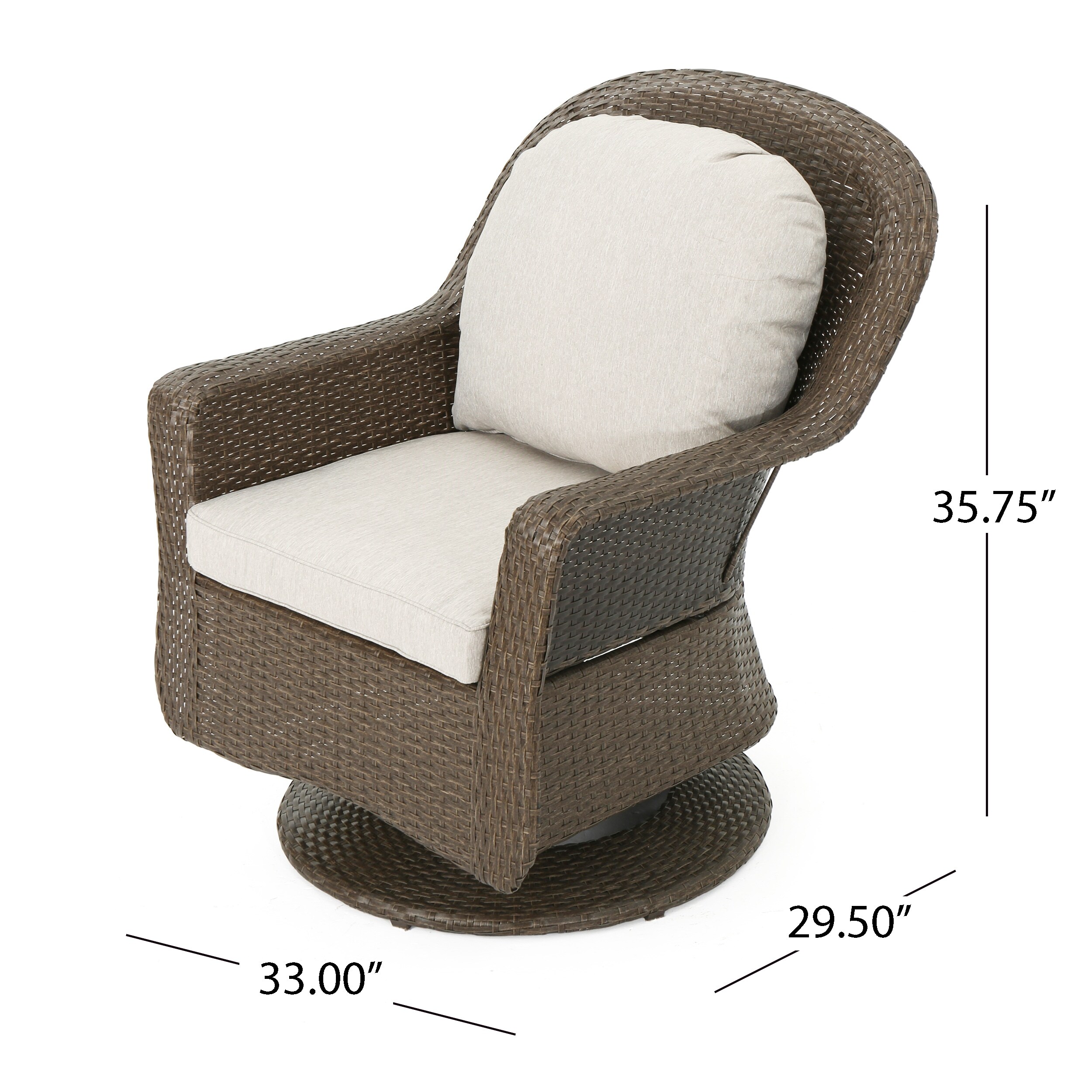 St lucia wicker swivel chair best sale